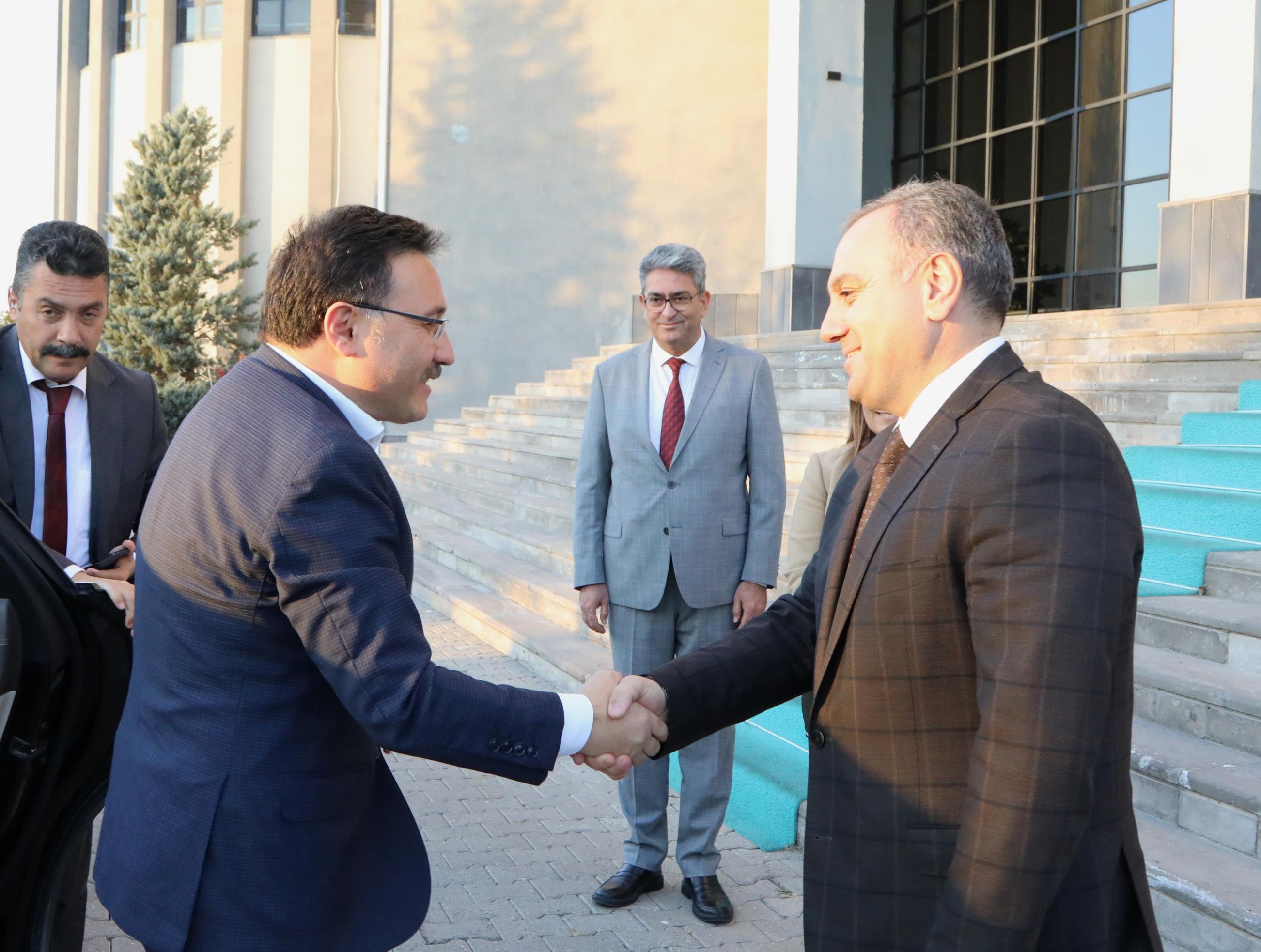 Governo Rector Governor Gökmen Çiçek paid a return visit to our Rector