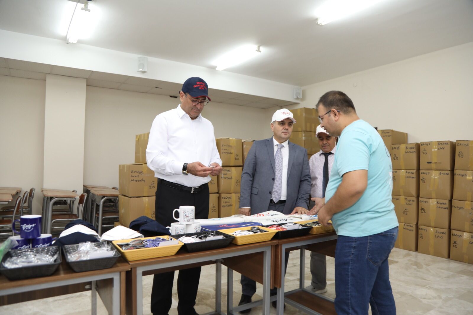 Our Rector examined the ERU Store Warehouse